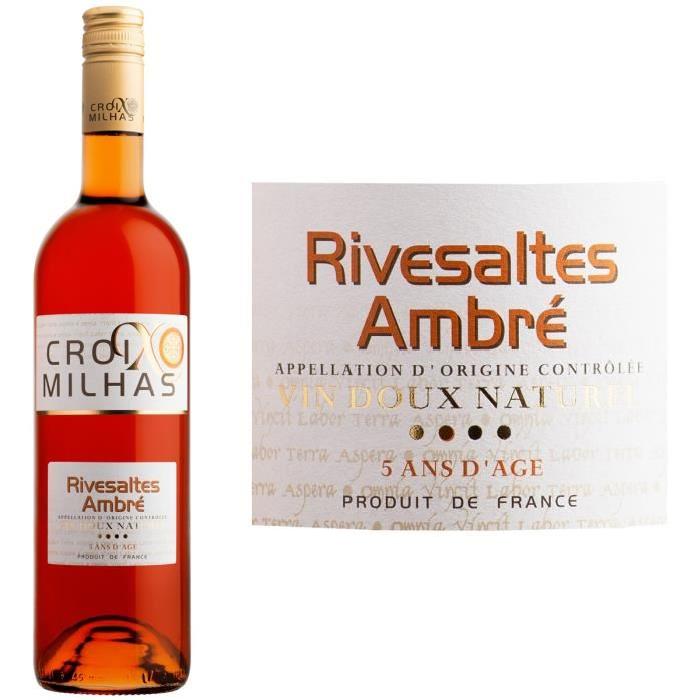 Croix Milhas AOP Rivesaltes ambré