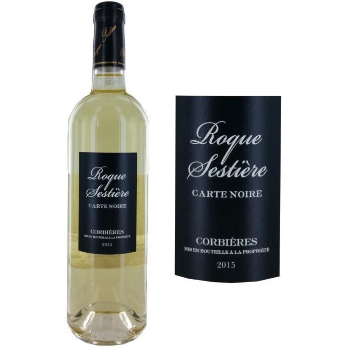 Corbieres Carte Noire Roque Sestieres 2015 - Vin Blanc