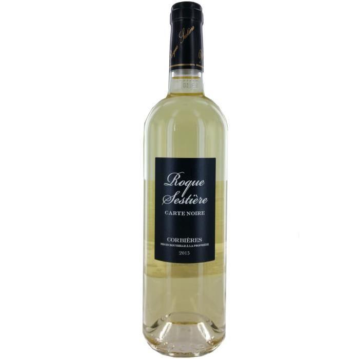 Corbieres Carte Noire Roque Sestieres 2015 - Vin Blanc