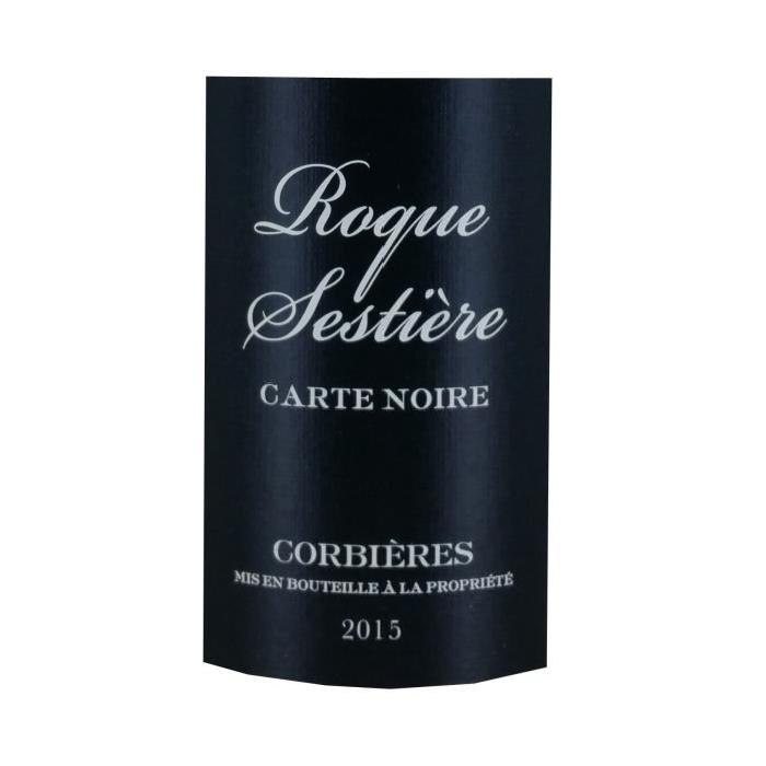 Corbieres Carte Noire Roque Sestieres 2015 - Vin Blanc