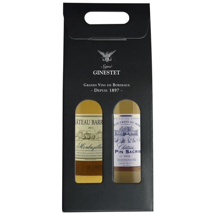 Coffret Vin Blanc Moelleux 2 bouteilles