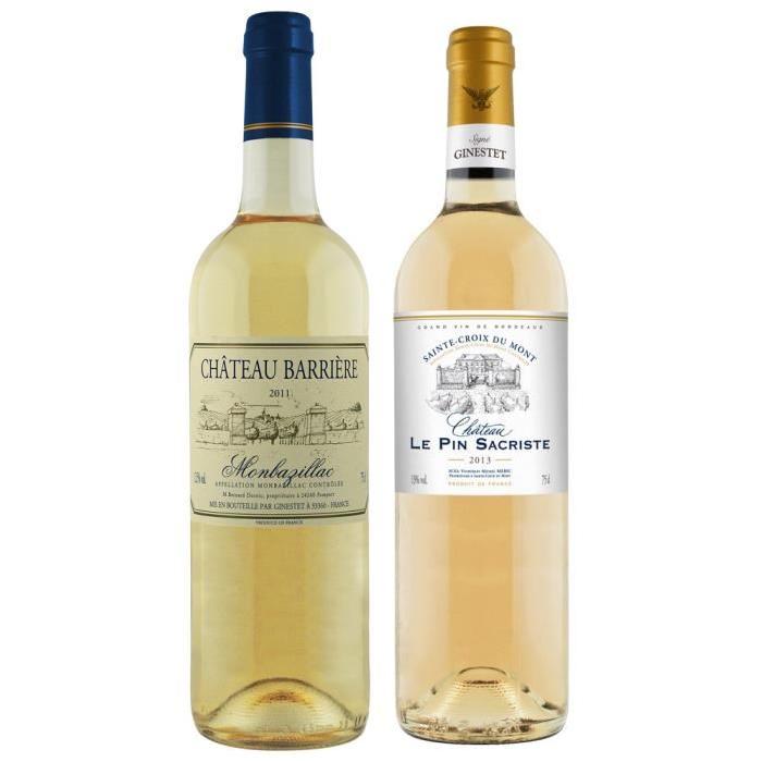 Coffret Vin Blanc Moelleux 2 bouteilles