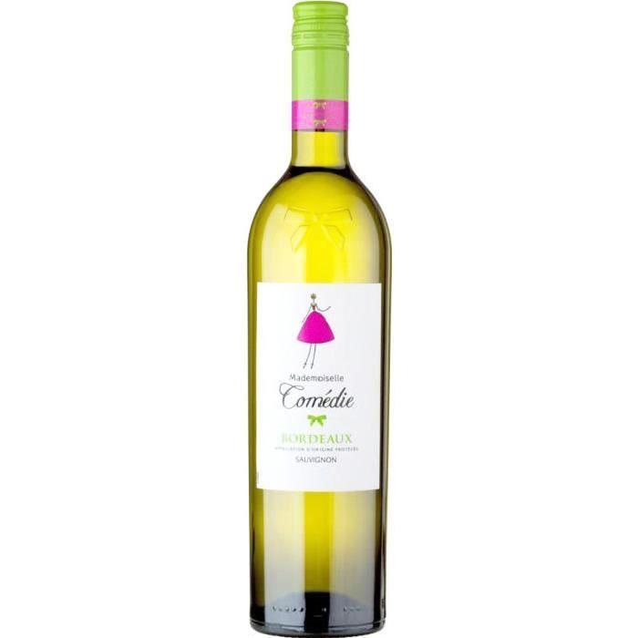 MADEMOISELLE COMEDIE 2015 Vin de Bordeaux - Blanc - 75 cl