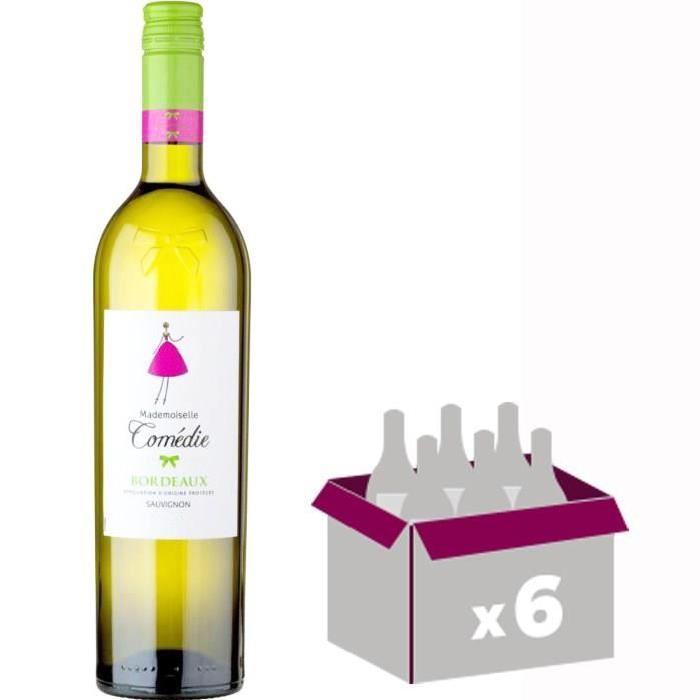 Mademoiselle Comédie 2015 Bordeaux blanc vin bl...