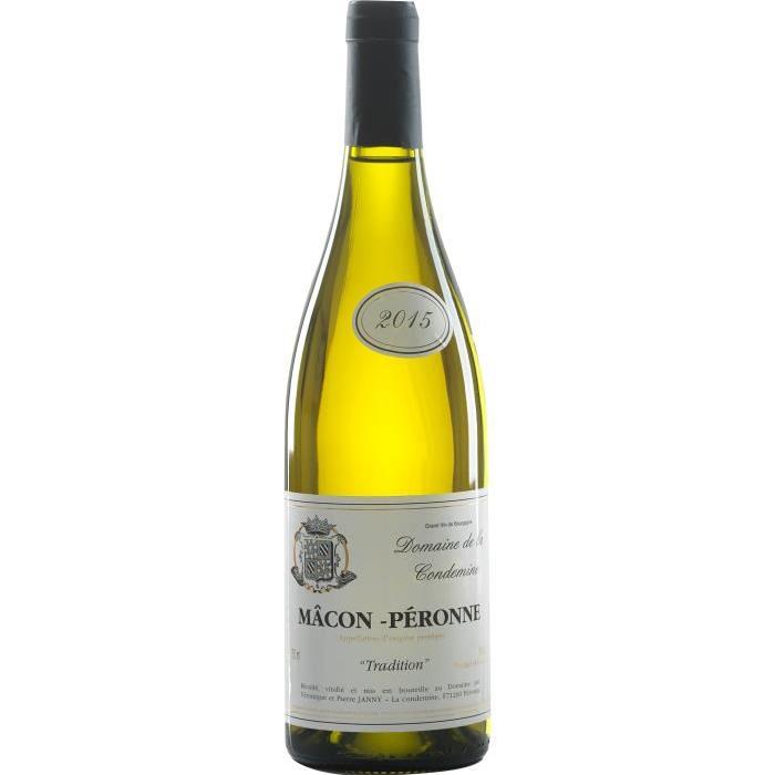 DOMAINE DE LA CONDEMINE 2015 Mâcon Péronne Vin de Bourgogne - Blanc - 75 cl