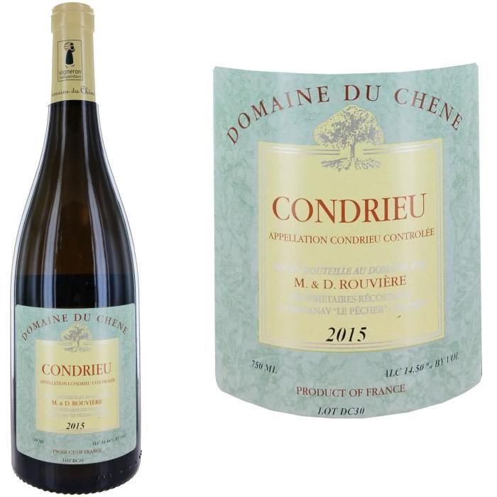 Domaine du Chene Condrieu 2015 - Vin blanc x1