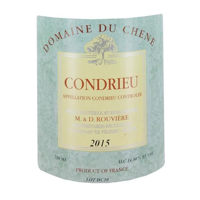 Domaine du Chene Condrieu 2015 - Vin blanc x1