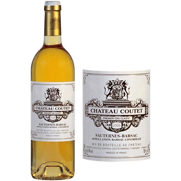 Château Coutet 2006 - Barsac - Grand Vin de Bordeaux