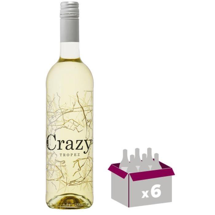 VAR CRAZY Vin de Provence - Blanc -  75 cl - IGP x 6
