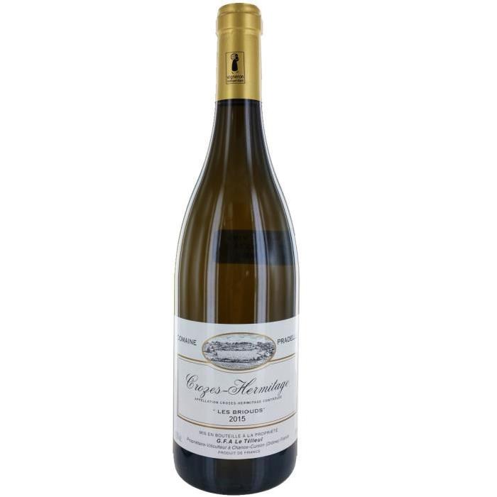 Domaine Pradelle Crozes Hermitage les Briouds 2016 - Vin blanc