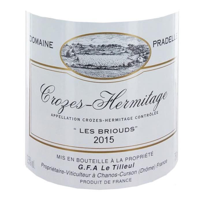 Domaine Pradelle Crozes Hermitage les Briouds 2016 - Vin blanc