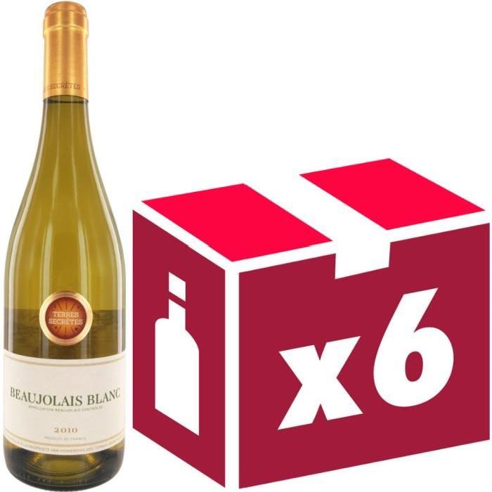 Beaujolais blanc 2010 Terres Secretes vin blanc x6