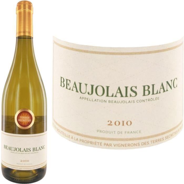 Beaujolais blanc 2010 Terres Secretes vin blanc x6