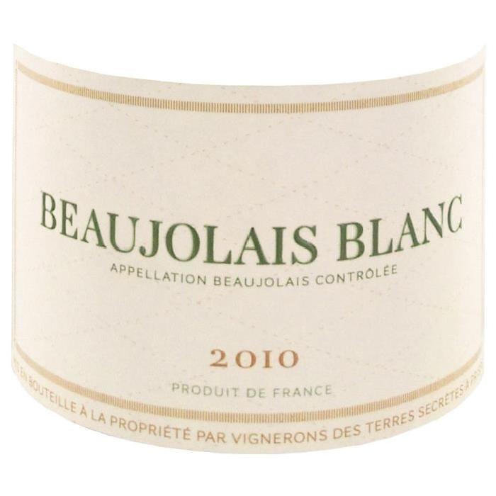 Beaujolais blanc 2010 Terres Secretes vin blanc x6