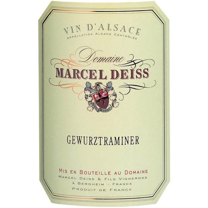 Domaine Deiss Gewurztraminer Blanc 2014
