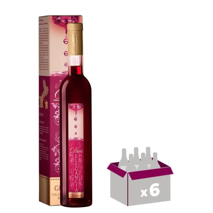 DIVI ELEGANCIA Vin du Languedoc et Corse - Grenat - 0,5 cl - VDN Rivesaltes x 6