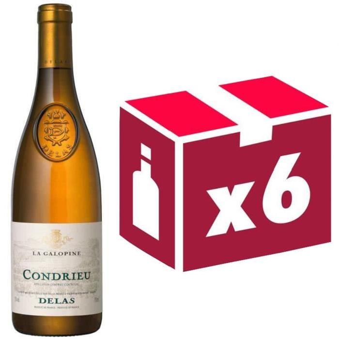 Condrieu "La Galopine" Delas 2014 - Vin blanc x6