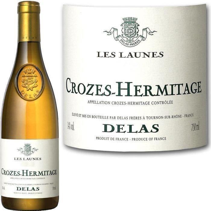 Delas Crozes Hermitage "Les Launes" 2016 vin blanc