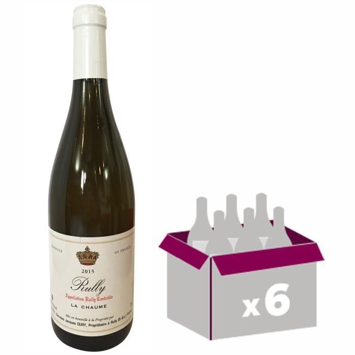 Domaine Dury Rully La Chaume Bourgogne 2015 - Vin blanc