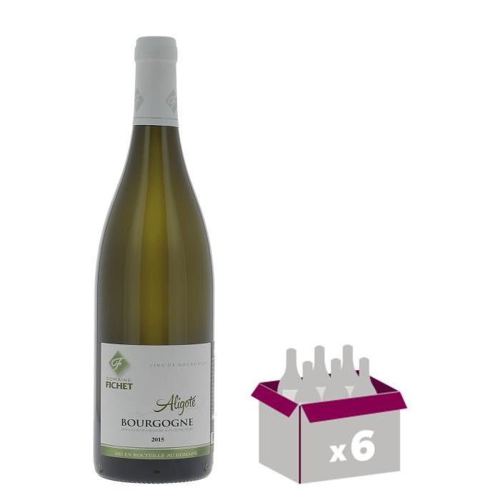 Domaine Fichet Bourgogne Aligoté - Grand Vin de Bourgogne - 2015 - Blanc  x 6
