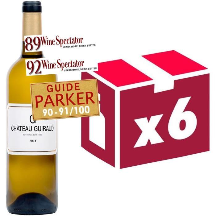 Château de Guiraud bordeaux 2015 - Vin blanc x6