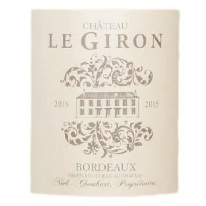 Château Le Giron Bordeaux Blanc Grand Vin de Bordeaux 2015 - Vin blanc