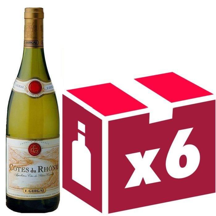 Guigal Côtes du Rhône Blanc 2015 vin blanc x6