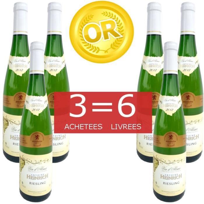 3 = 6 Riesling Heinrich Vin blanc