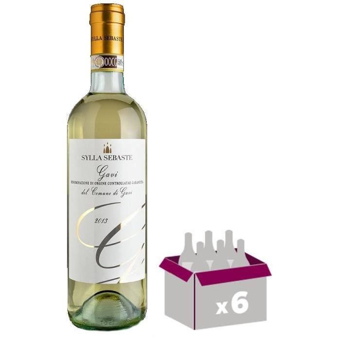 SYLLA SABASTE 2015 Gavi Vin d'Italie - Blanc - 75 cl - DOCG x 6