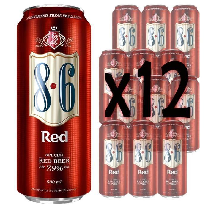 Pack x12 Bavaria Red 7.9° 50cl boite