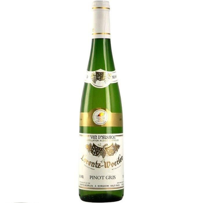 Pinot Gris Médaille d'Or 2014 Lorentz vin blanc x1