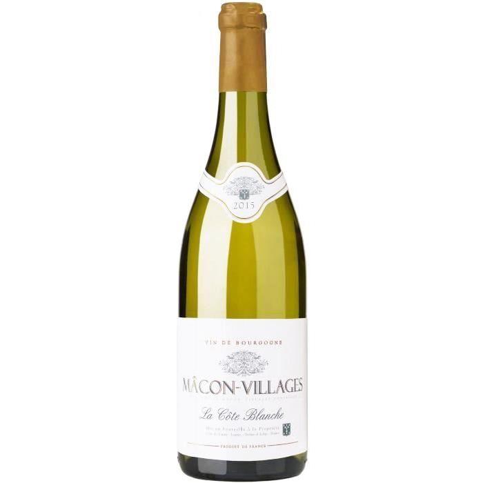 Cave de Lugny Macon Villages 2015 - Vin blanc d...
