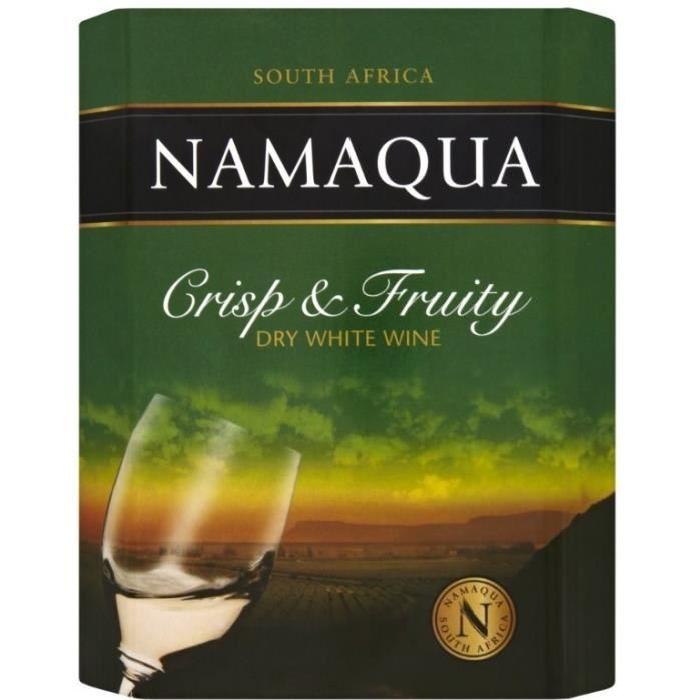 NAMAQA Fontaine a vin Vin d'Afrique du Sud - Blanc - 3 l