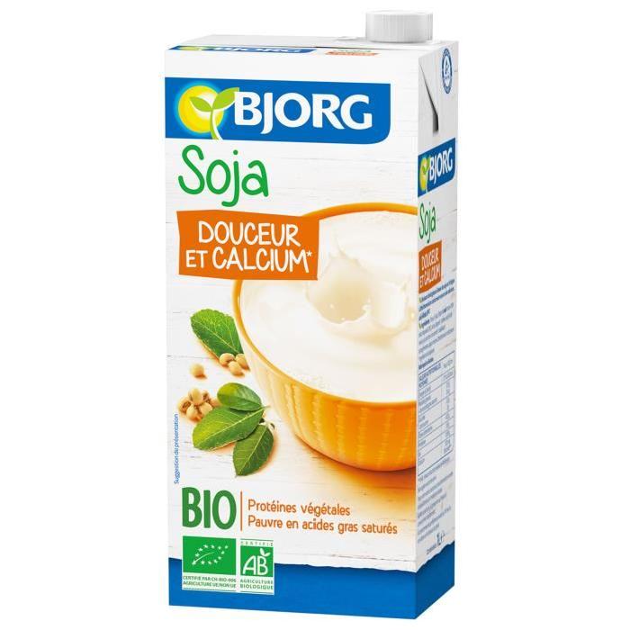 BJORG Boisson Soja Salcium Bio 1l X3