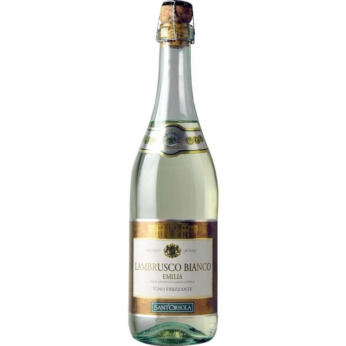 SANT ORSOLA Lambrusco Vin d'Italie - Blanc - 75 cl - IGT