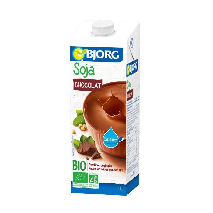 BJORG Boisson Soja Chocolat Calcium Bio 1l X3