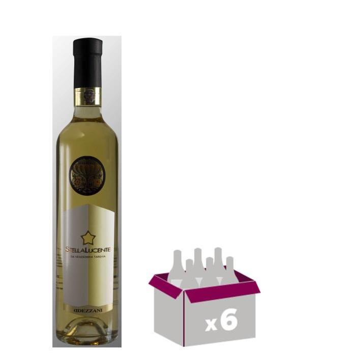 STELLA LUCENTE Passerille Vin d'Italie - Blanc liquoreux - 50 cl x 6