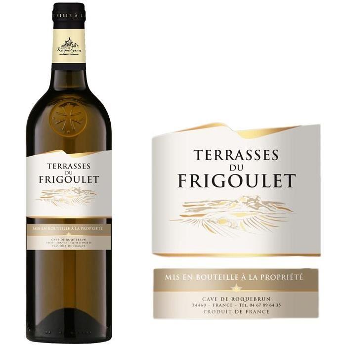 Cave de Roquebrun AOC Coteaux du Languedoc Terrasses du Frigoulet 2016 - Vin blanc