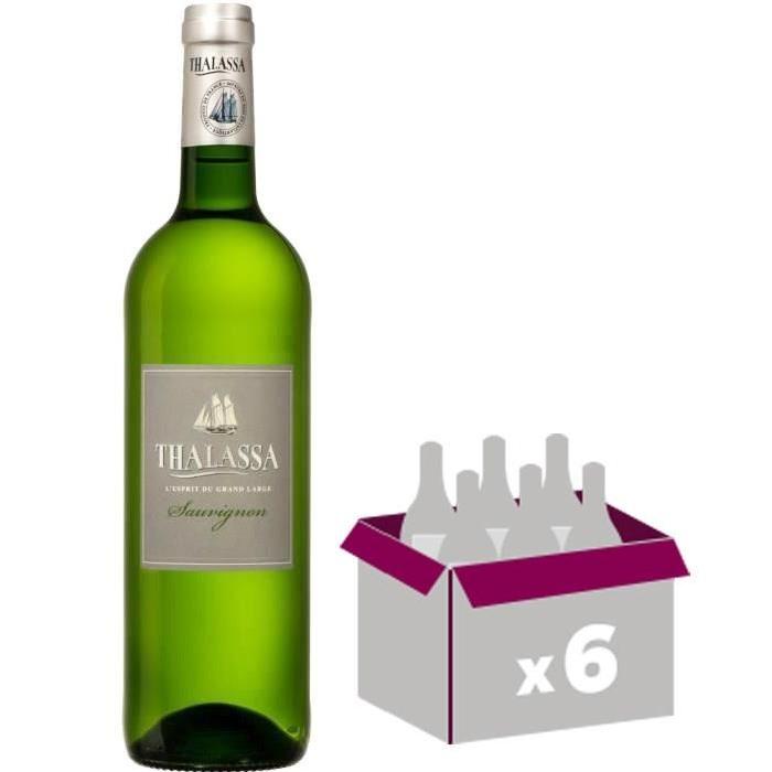 Thalassa Sauvignon Blanc 75cl vin blanc x6