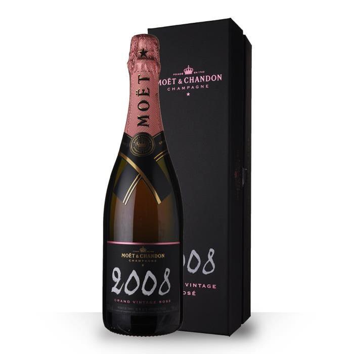 Moët et Chandon Grand Vintage 2008 Brut Rosé 75cl - Coffret - Champagne