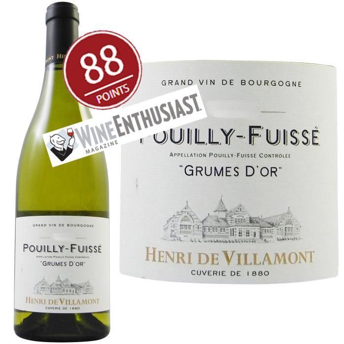 Henri de Villamont Pouilly Fuissé "Grumes d'Or"...