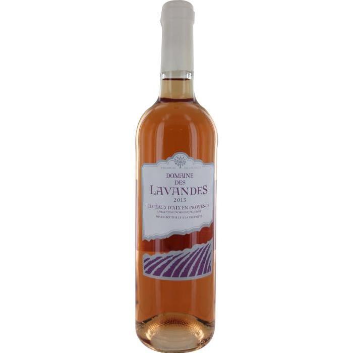 Domaine des Lavandes vin des Coteaux d'Aix en Provence - Rosé - 75 cl