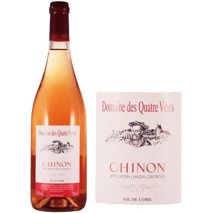 Domaine Quatre Vents Chinon Val de Loire 2016 - Vin rosé