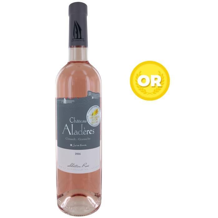 Château des Aladeres AOP Corbieres 2016 - Vin rosé