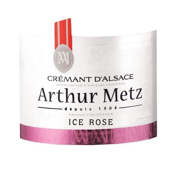 Arthur Metz ICE ROSE Crémant d'Alsace x6