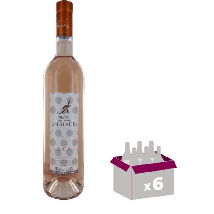 Château des Anglades AOP Côtes de Provence 2016 - Rosé x 6