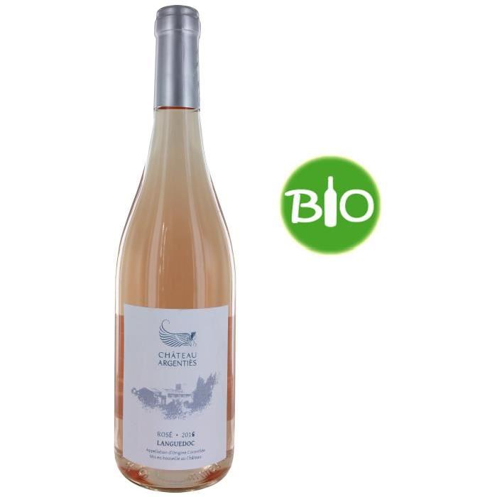 Château Argenties Languedoc Bio 2016 - Vin rosé