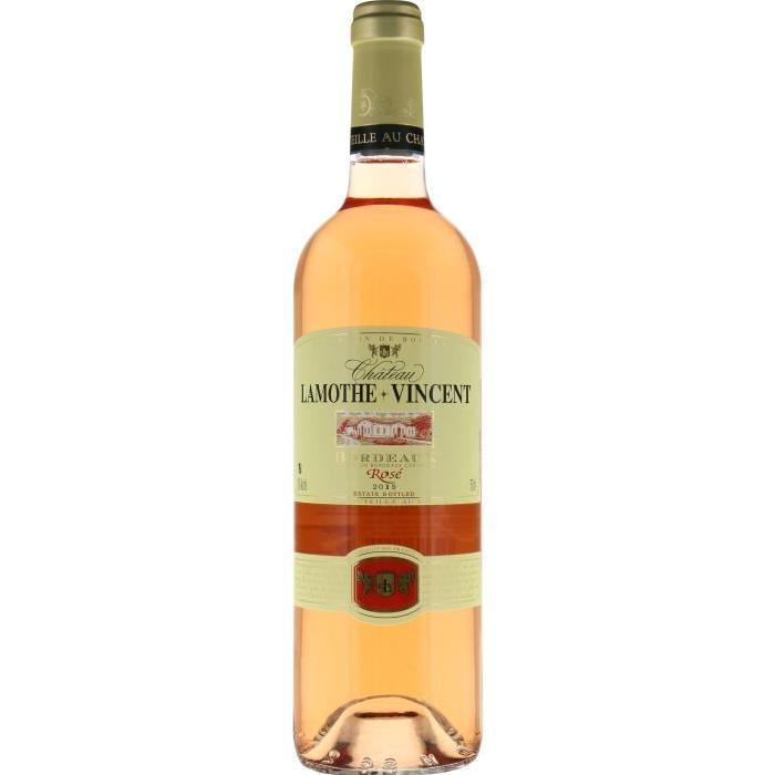 CHATEAU LAMOTHE VINCENT Vin de Bordeaux - Rosé - 75 cl
