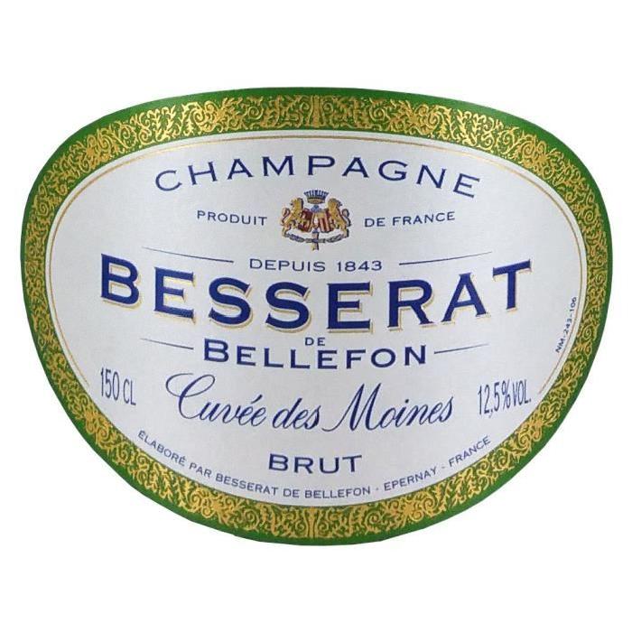 Magnum Besserat Cuvée des Moines Champagne 150cl.