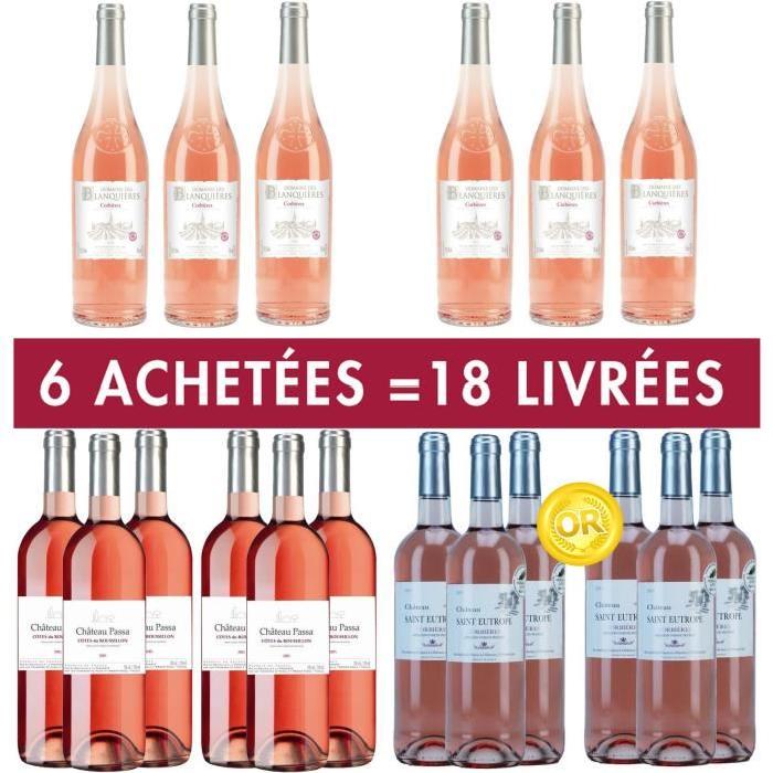 6=18 Pack Rosé Languedoc 2015 - Vin Rosé